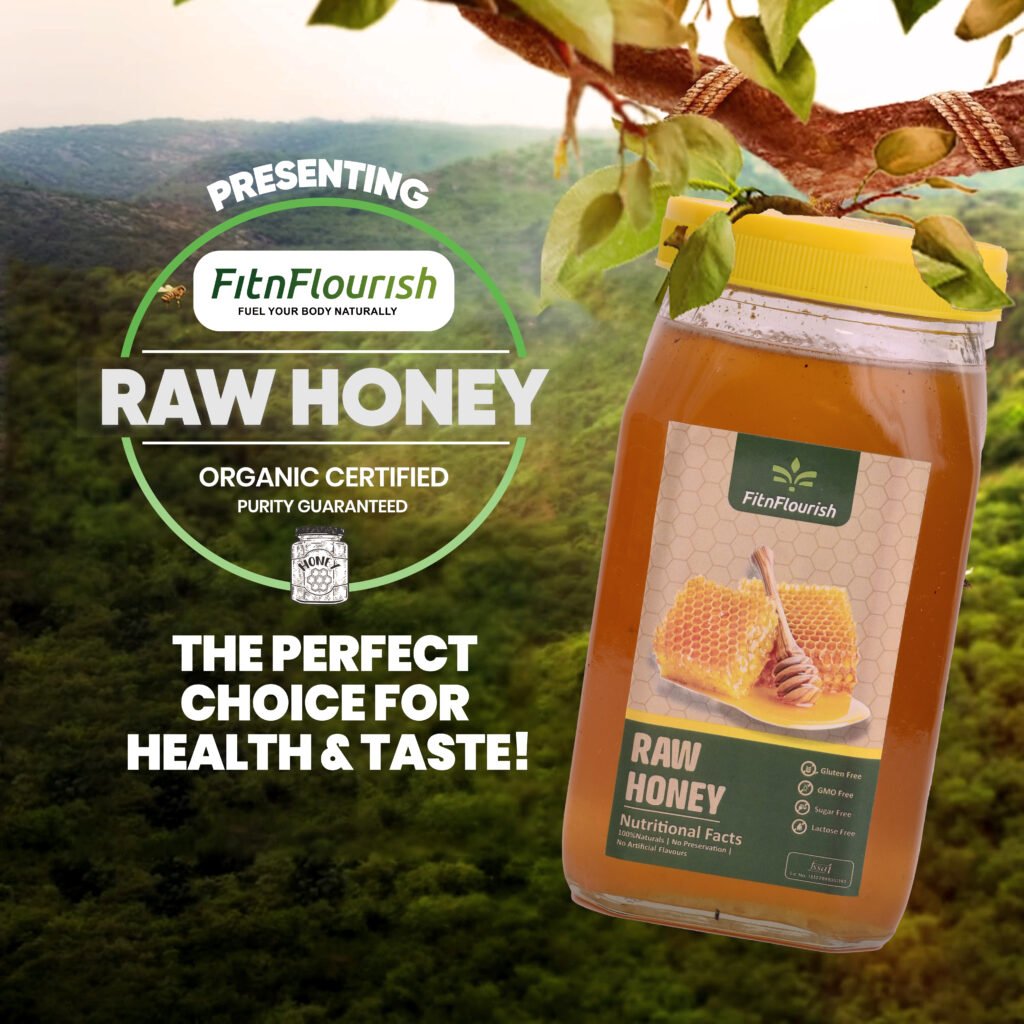 Buy, Best Quality, Raw Honey 1kg by Fit n Flourish