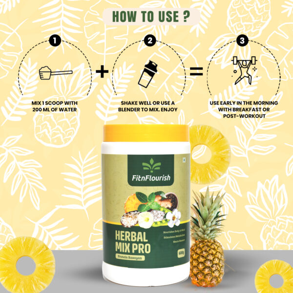 Muscle Protein N Herbal | Banana Blast | (600g) - Image 5