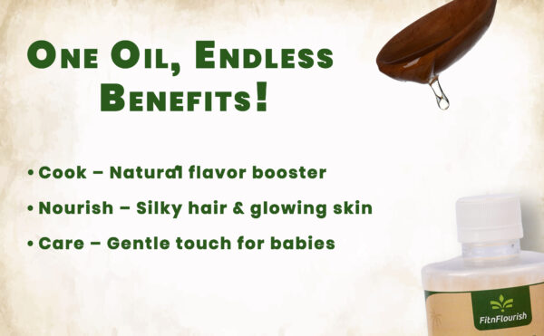 Cold Pressed Coconut Oil 1000ml - Image 3